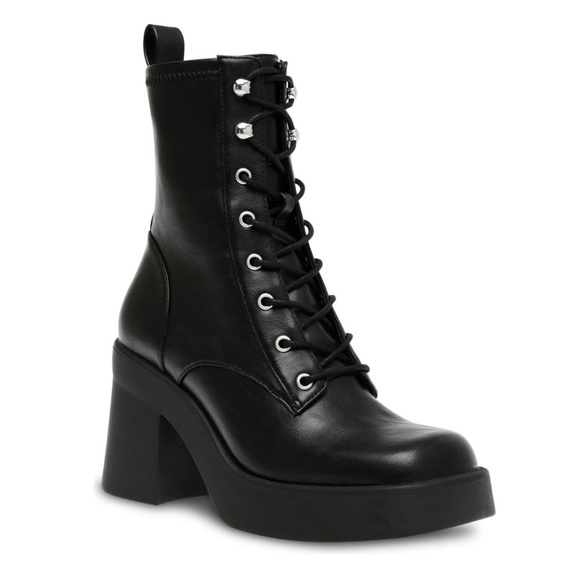 Steven By Steve Madden Shoes - New Steven Steve Madden Beena Lace Up Combat Boots